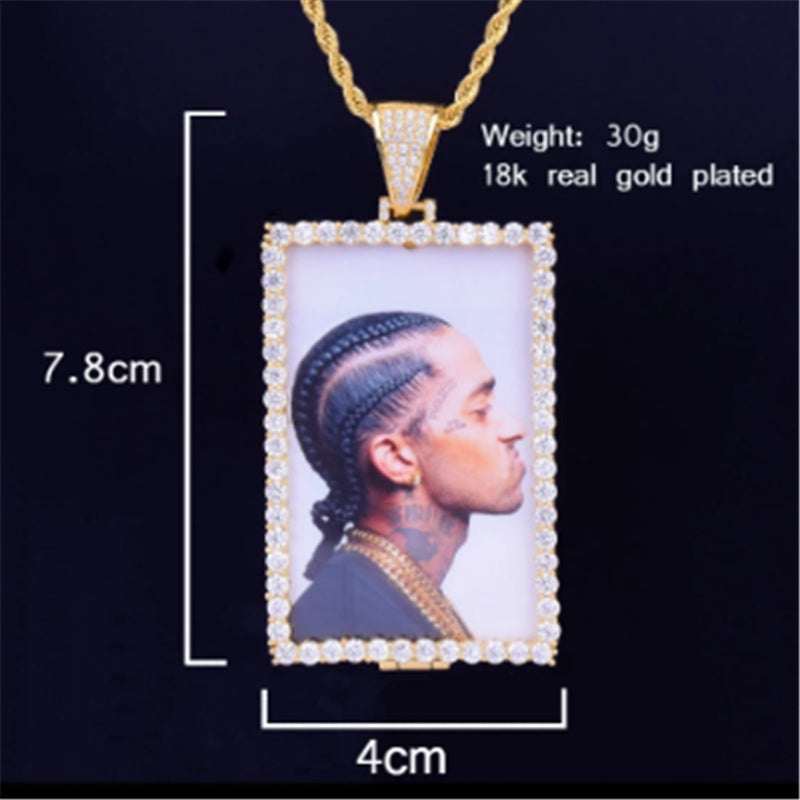 Custom Made Photo Medallion Necklace