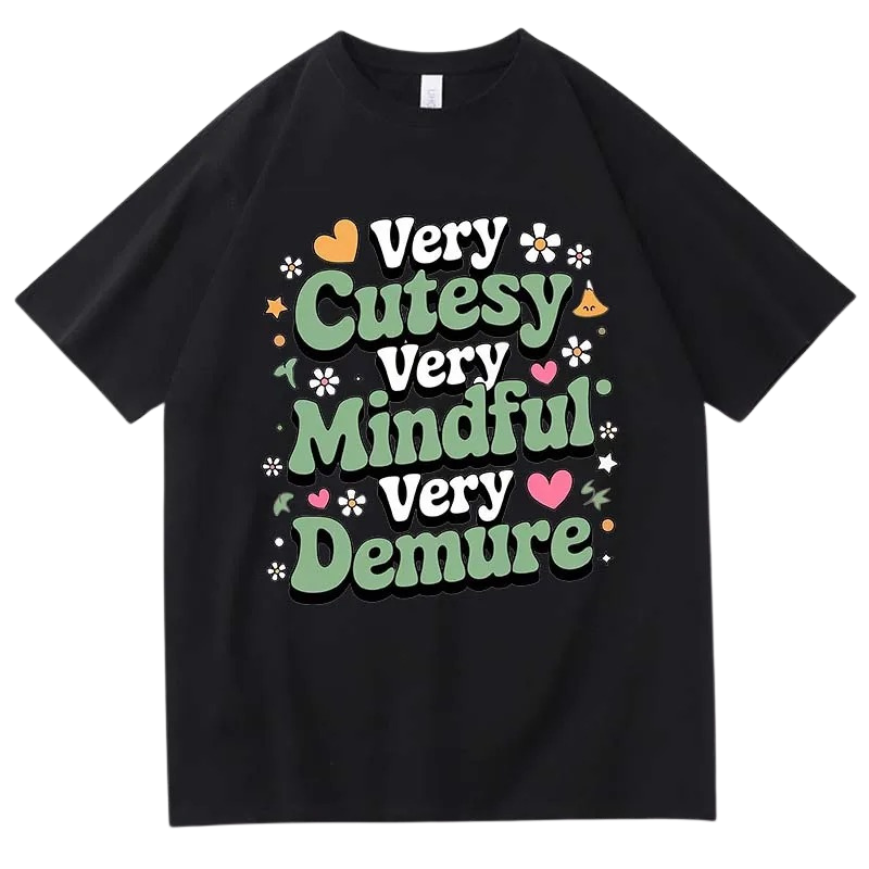 Oversized Very Demure Very Mindful T-Shirts