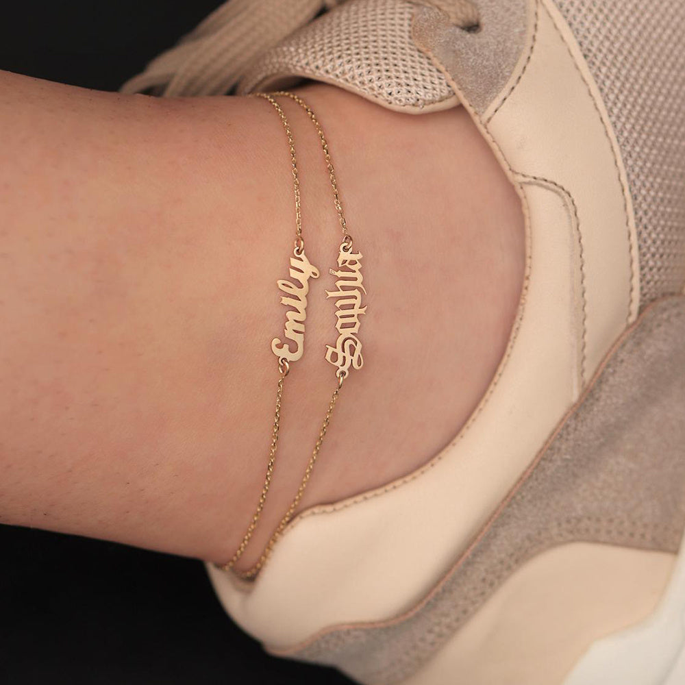 Custom Name Anklet