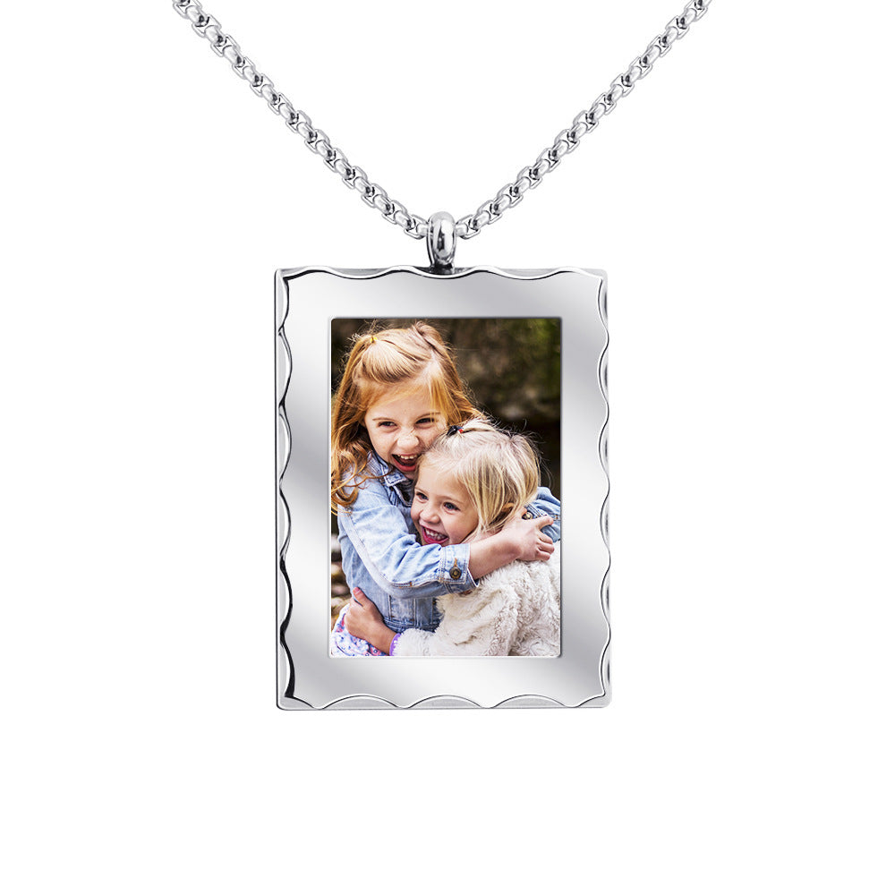 Personalized Gift Customized Photo Frame Necklace