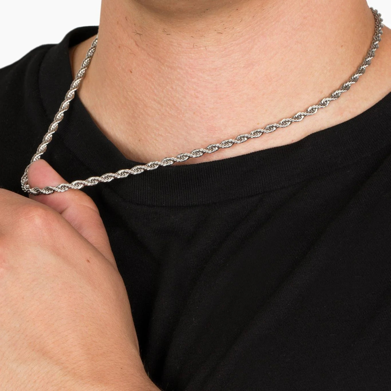 Gold Plated Zuckerberg Rope Chain Necklace